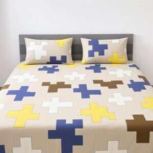 Draps 2 places + 2 taies