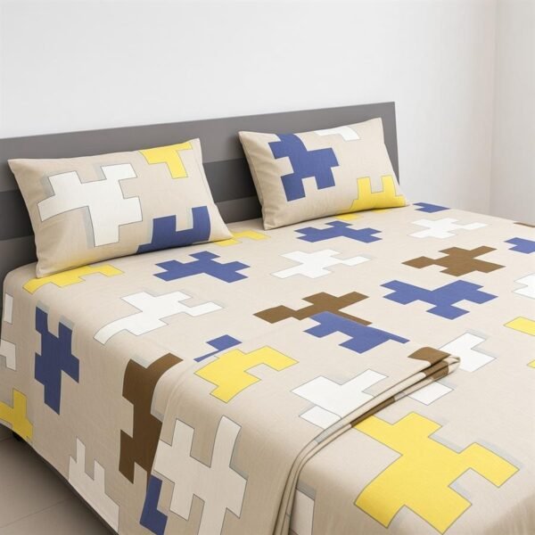 Draps 3 places + 2 taies + couverture